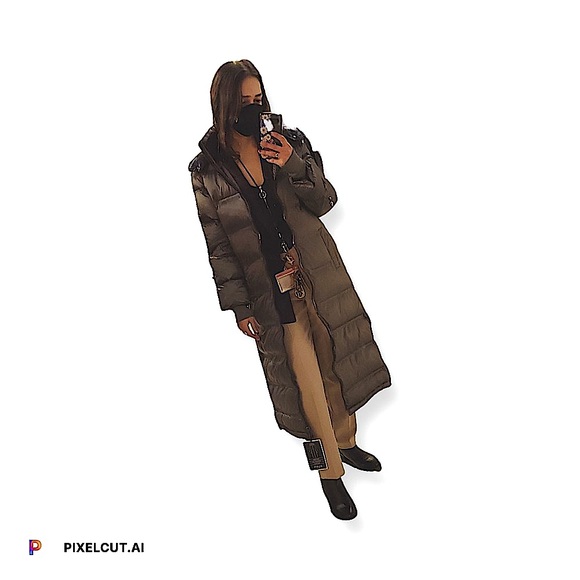 Long puffer jacket - Picture 1 of 12